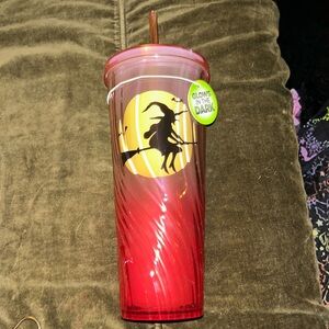 Way to Celebrate Glow in the Dark Twisted Witch Tumbler (New)
